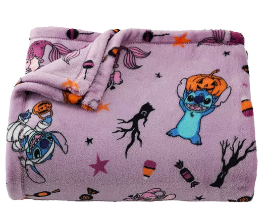 The Big One Oversized Plush Throw Blanket Halloween Stitch Extraterrestrial 60" x 72" Child