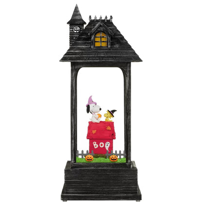 Halloween Swirling Glitter Lantern with Lights & Music Snoopy