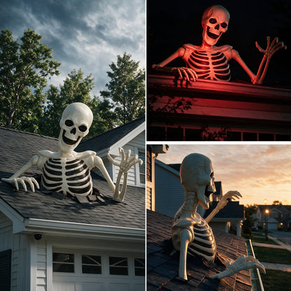 Seasons 48" Halloween Giant Groundbreaker Skeleton, Halloween Decoration for Outdoor Yard and Porch