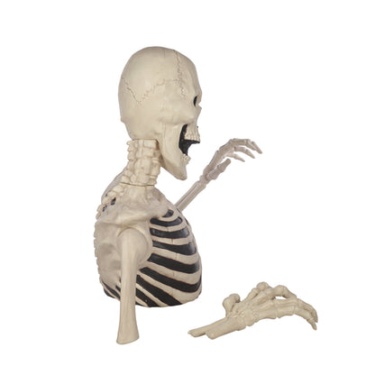 Seasons 48" Halloween Giant Groundbreaker Skeleton, Halloween Decoration for Outdoor Yard and Porch
