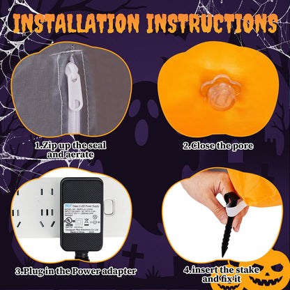 Ktaxon 10' Halloween Inflatables Outdoor Halloween Tomb Decoration Banner Blow up Decor