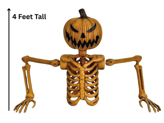 Morris Costumes FW96020 4 ft. Jack-O-Lantern Groundbreaker Halloween Outdoor Decoration