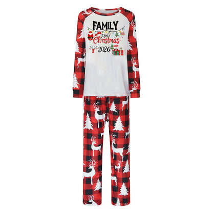 Aboser Christmas Pijamas Family Pajamas Matching Sets Trendy Xmas Holiday Printed Sleepwear Cozy Soft Long Sleeve Tops and Pants Vacation Outfits Pijamas De Navidad Para Familia