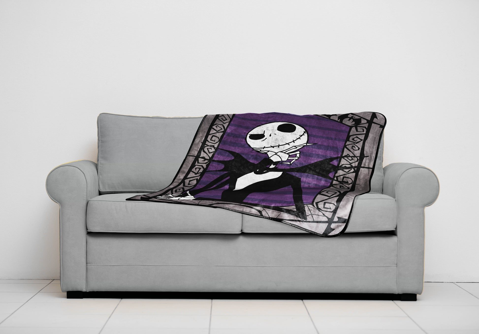 Nightmare Before Christmas Pumpkin King Throw Blanket, 40x50