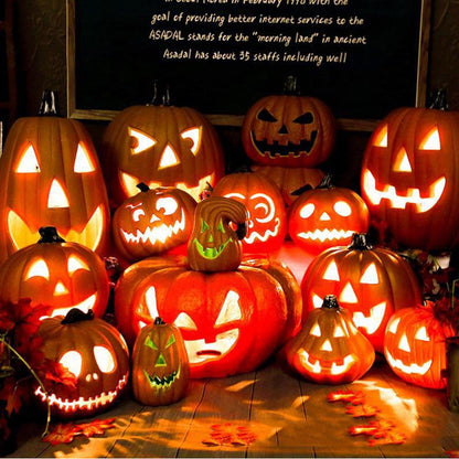 Halloween Decoration Clearance! Halloween Pumpkin Decorations, Halloween Decor, Halloween Led Pumpkin Lights Light Up Jack O Lantern Pumpkin Figurine Lantern for Indoor Outdoor