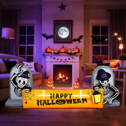 Ktaxon 10' Halloween Inflatables Outdoor Halloween Tomb Decoration Banner Blow up Decor