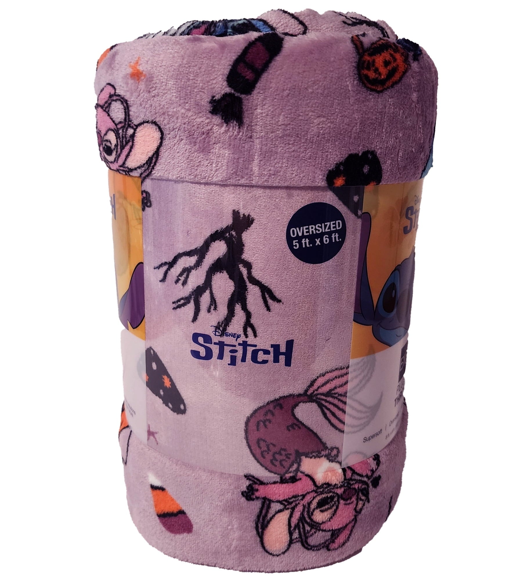 The Big One Oversized Plush Throw Blanket Halloween Stitch Extraterrestrial 60" x 72" Child
