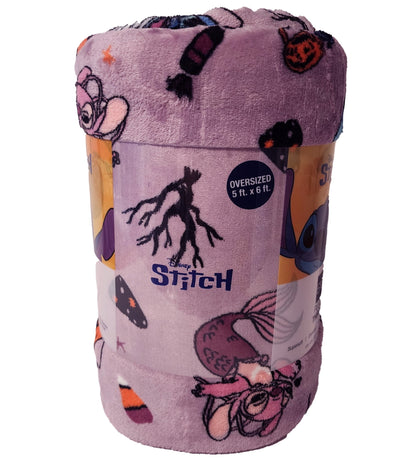 The Big One Oversized Plush Throw Blanket Halloween Stitch Extraterrestrial 60" x 72" Child