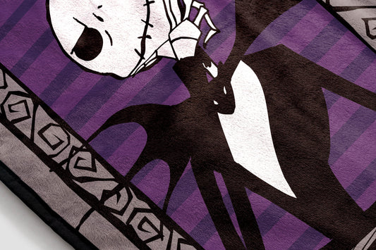 Nightmare Before Christmas Pumpkin King Throw Blanket, 40x50